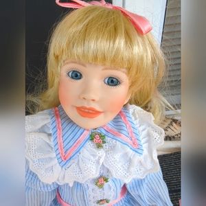 1991 Hamilton Collection ❤️ "Rebecca" Jennifer Esteban Porcelain Doll 14" Tall